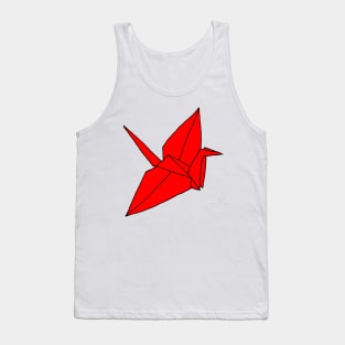 Origami Crane Tank Top